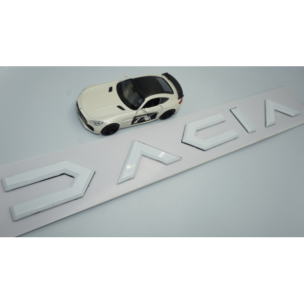 Dk Tuning Dacia Yeni Nesil Bagaj 3m 3d Beyaz Abs Yazı Logo - 4
