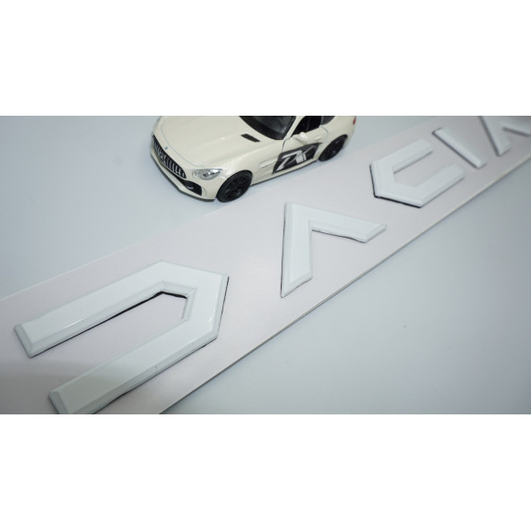 Dk Tuning Dacia Yeni Nesil Bagaj 3m 3d Beyaz Abs Yazı Logo - 5