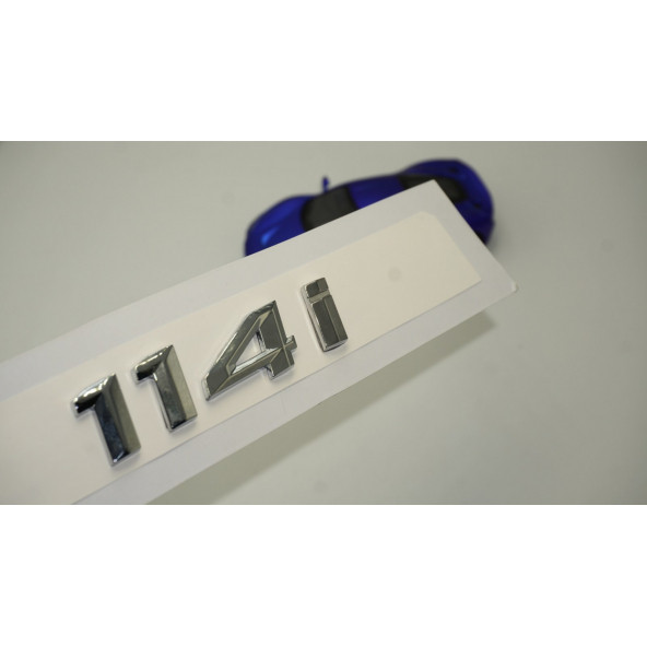 Bmw 114İ Bagaj Krom Metal 3M 3D Yazı Logo