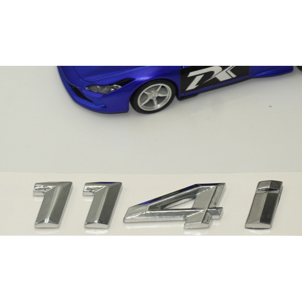 Bmw 114İ Bagaj Krom Metal 3M 3D Yazı Logo - 4