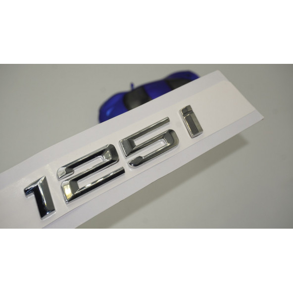 Bmw 125İ Bagaj Krom Metal 3M 3D Yazı Logo