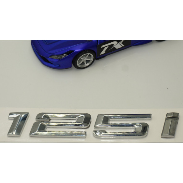 Bmw 125İ Bagaj Krom Metal 3M 3D Yazı Logo - 4