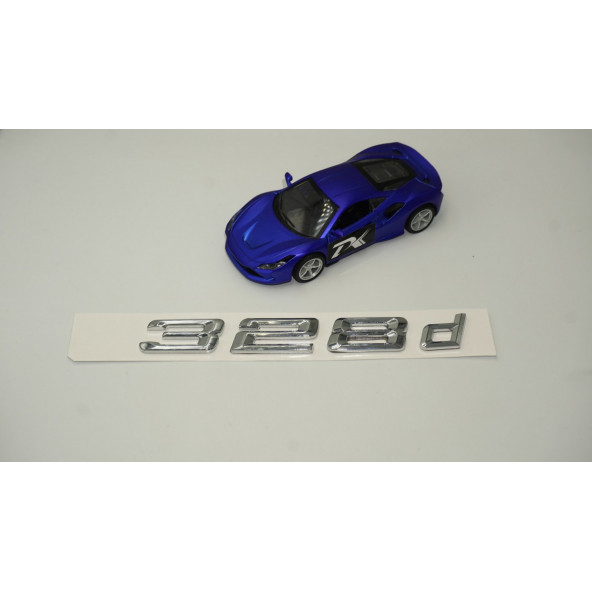 Bmw 328d Bagaj Krom Metal 3M 3D Yazı Logo - 2