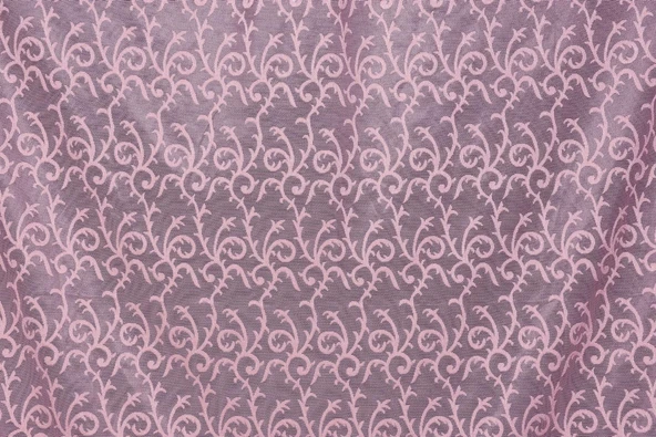 ŞAL MODEL PEMBE RENK TEK KANAT Hazır dikilmiş Pileli Fon Perde 75*260 cm ürün görseli 1