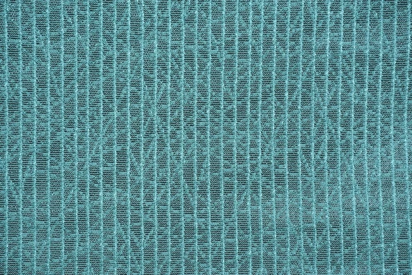 ÇİZGİLİ MODEL PETROL YEŞİLİ RENK TEK KANAT Hazır dikilmiş Pileli Fon Perde 75*260 cm - Resim 3