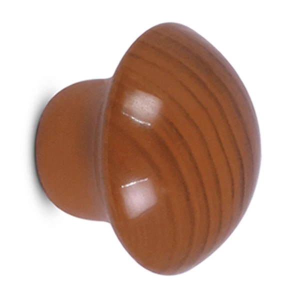 Mantar Düğme Mobilya Mutfak Çekmece Dolap Dolabı Kulbu Kulpu Kulpları Fındık Renk Metal 10 Adet - 4