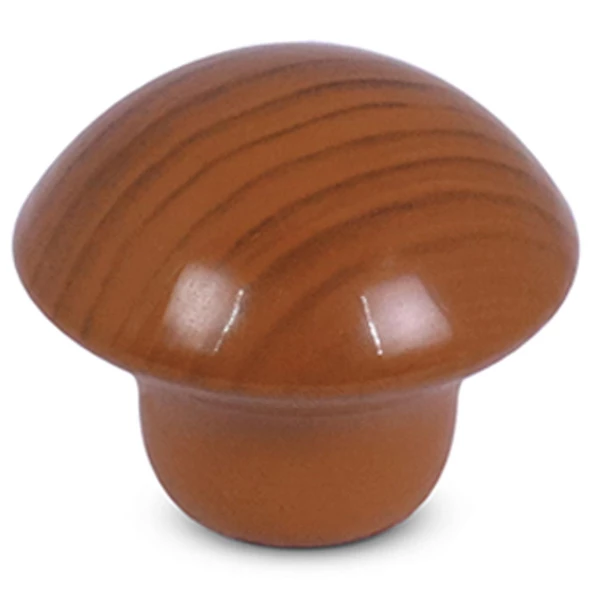 Mantar Düğme Mobilya Mutfak Çekmece Dolap Dolabı Kulbu Kulpu Kulpları Fındık Renk Metal 10 Adet - 2