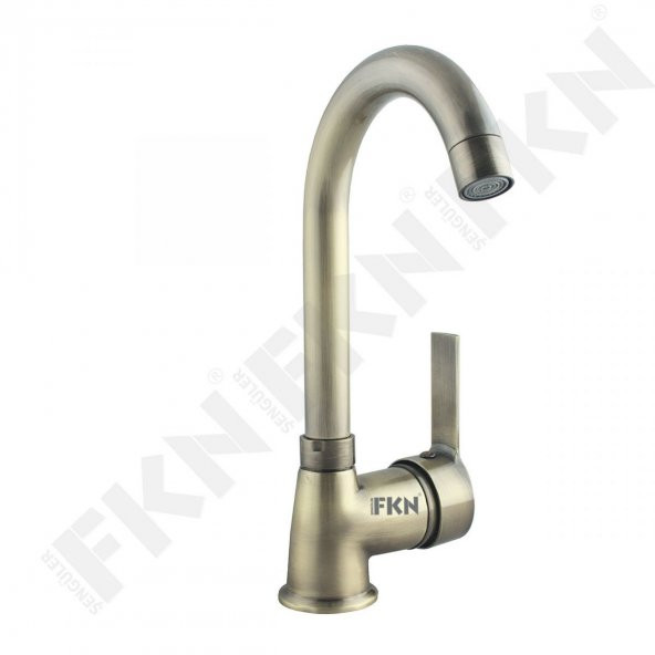 FKN Delta Mix Kuğu Antik Lavabo Bataryası - 2