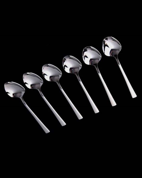 Seramikci 6 lı Yemek Kaşığı Platin - 2