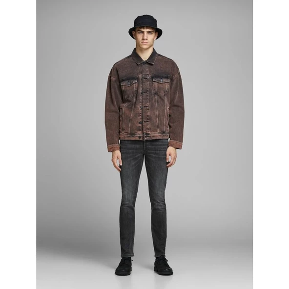 JACK JONES Glenn Model Erkek Dar Kesim Kot Pantolon 12159030 - 5