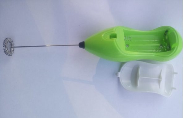 Tayfun Mini Pilli Mikser Kahve Süt Likit Krema Bebek Mama Karıştırıcı - 2