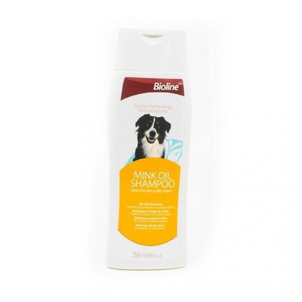 Bioline Köpekler İçin Vizon Yağlı Şampuan 250 Ml
