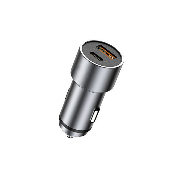 Sprange  Scs-3 Metal Araç Şarj Cihazı Çift Çıkışlı 30w Pd + Qc 3.0 3 Amper - 3