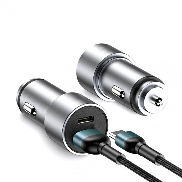 Sprange  Scs-3 Metal Araç Şarj Cihazı Çift Çıkışlı 30w Pd + Qc 3.0 3 Amper - 6