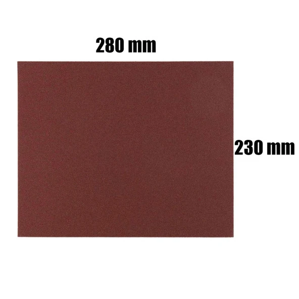 Atlas Su Zımparası Yumuşak Kağıt Sulu Kuru YÜKSEK KALİTE 23x28 cm 10 Adet Karma Paket - Resim 6