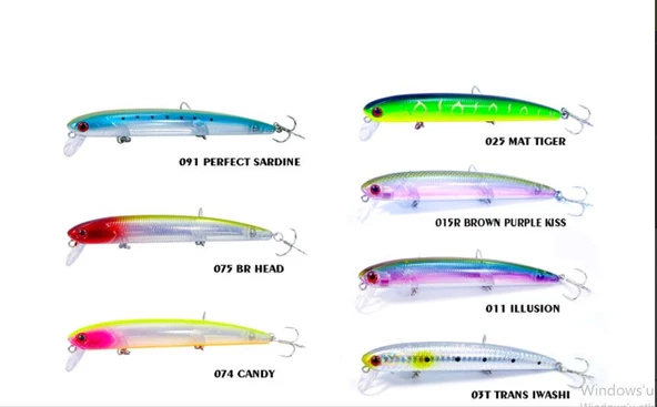 Fujin Slalom SL115F 13.6gr 11.5cm Floating Maket Balık - 2