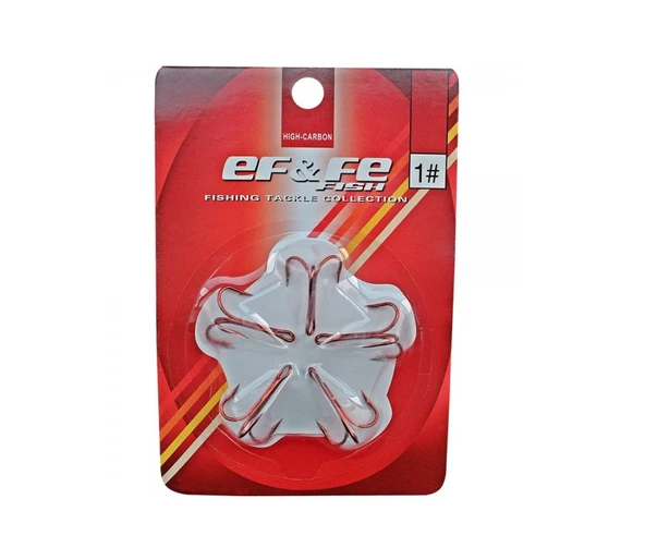 EFFE OLTA İĞNESİ 3215 ÜÇLÜ KIRMIZI İĞNE 5 li Paket ürün görseli 1