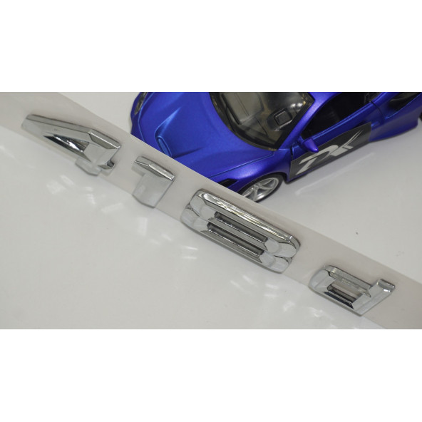 Bmw 418d Bagaj Krom Metal 3M 3D Yazı Logo - 5