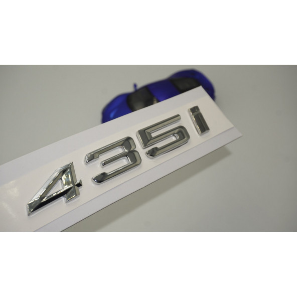 Bmw 435i Bagaj Krom Metal 3M 3D Yazı Logo
