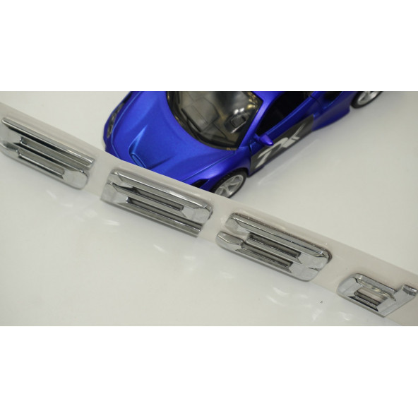 Bmw 523d Bagaj Krom Metal 3M 3D Yazı Logo - 5