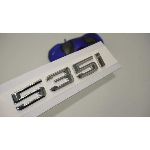 Bmw 535i Bagaj Krom Metal 3M 3D Yazı Logo