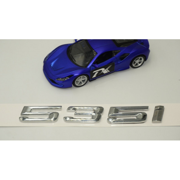 Bmw 535i Bagaj Krom Metal 3M 3D Yazı Logo - 3