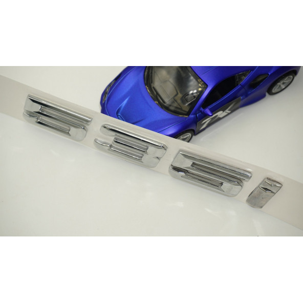 Bmw 535i Bagaj Krom Metal 3M 3D Yazı Logo - 5