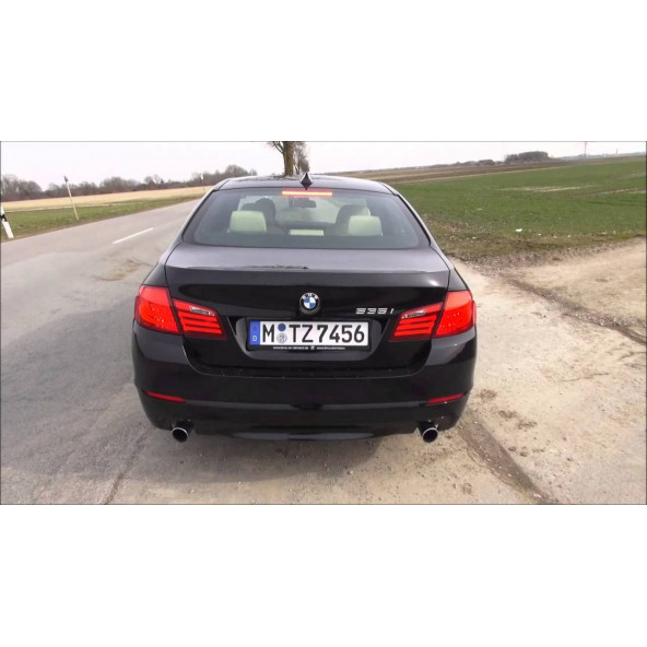 Bmw 535i Bagaj Krom Metal 3M 3D Yazı Logo - 7