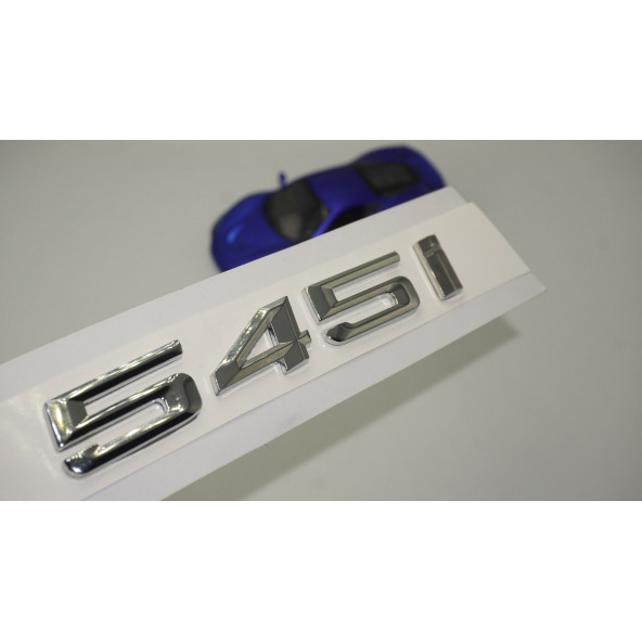 Bmw 545i Bagaj Krom Metal 3M 3D Yazı Logo