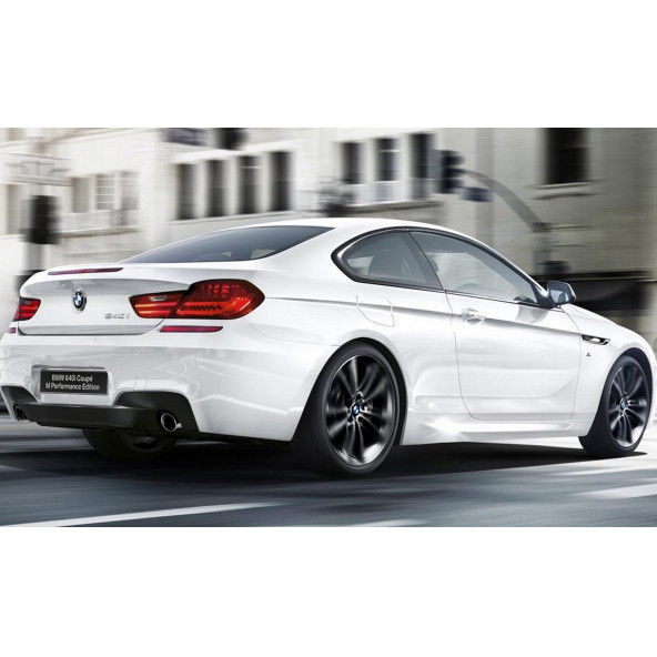 Bmw 640i Bagaj Krom Metal 3M 3D Yazı Logo - 7