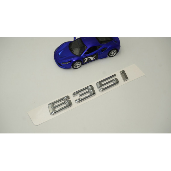 Bmw 635i Bagaj Krom Metal 3M 3D Yazı Logo - 2