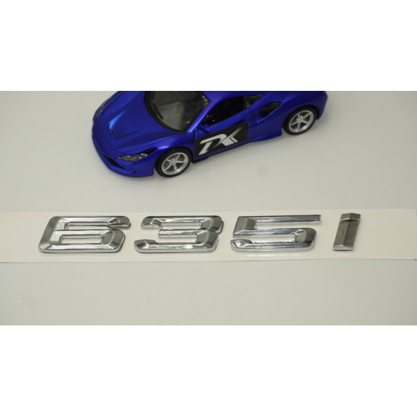 Bmw 635i Bagaj Krom Metal 3M 3D Yazı Logo - 3