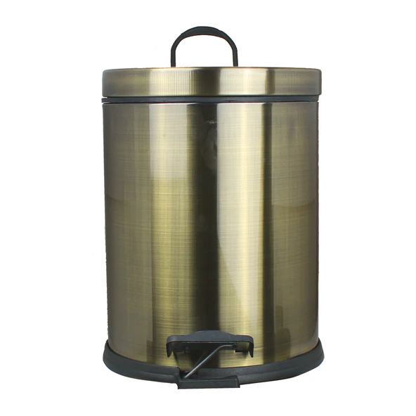 FKN Pedallı Antik Çöp Kovası - Resim 2