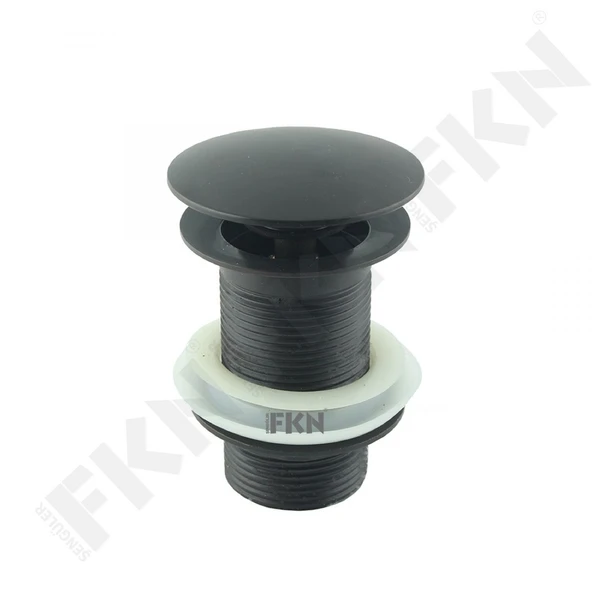 FKN Deliksiz Siyah Pop Up Lavabo Süzgeci ürün görseli