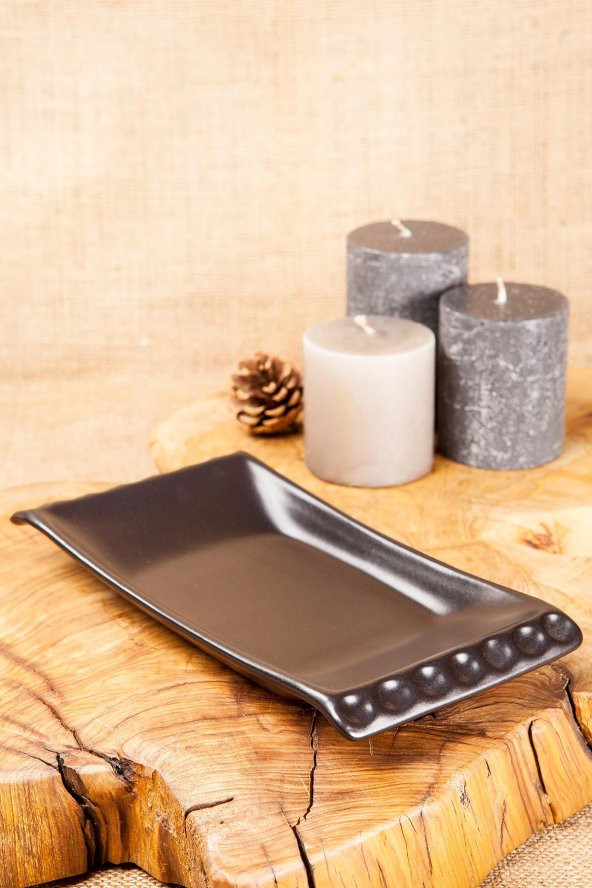 Ceran Kayık Selen 24 cm- Mat Siyah ürün görseli 1