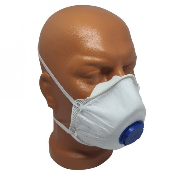 BLN Aktif Form FFP1 NR Ventilli Konik Toz Maskesi - 20  adet - 2