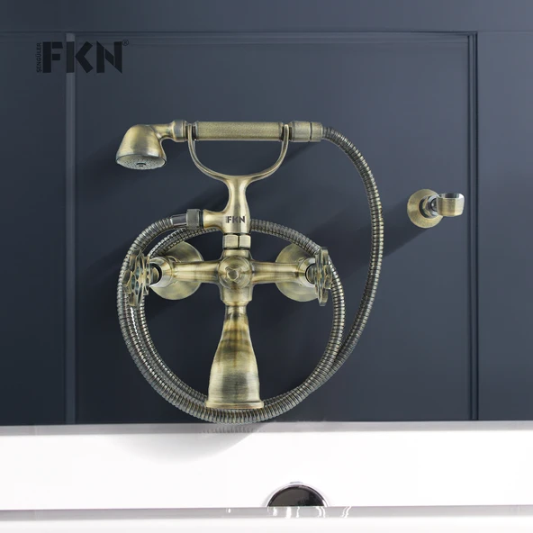 FKN Klasik Antik Banyo Duş Takımı - 4