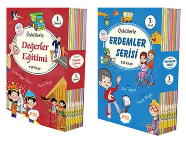 Öykülerle Erdemler Ve Öykülerle Değerler Eğitim Serisi 2li Set (3. Sınıf),