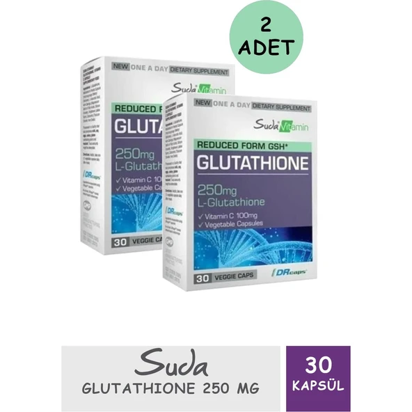 PTTAVM: Suda Vitamin Glutathione 250 Mg 30 Vegan Kapsl 2 Adet PTTAVM: Suda Vitamin Glutathione 250 Mg 30 Vegan Kapsl 2 Adet