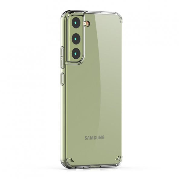 KNY Samsung Galaxy S22 Kılıf Ultra Korumalı Şeffaf Coss Kapak Şeffaf