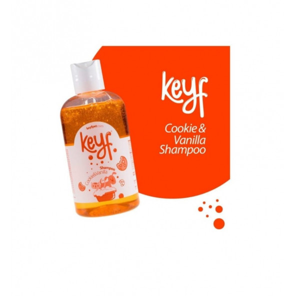 Keyf Kedi Köpek Şampuanı Cookie & Vanilya Shampoo 250 Ml.