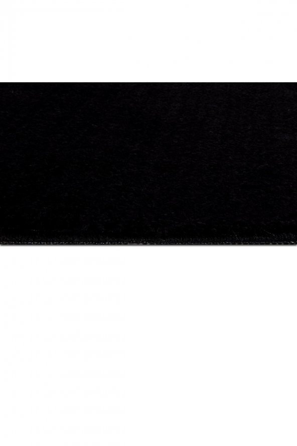 Myevilla Kaymaz Taban Peluş Post Siyah 75x100 - 3