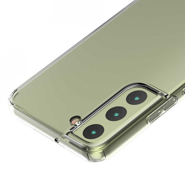 Galaxy S22 Plus Kılıf Zore Coss Şeffaf Sert Silikon Kılıf - 6