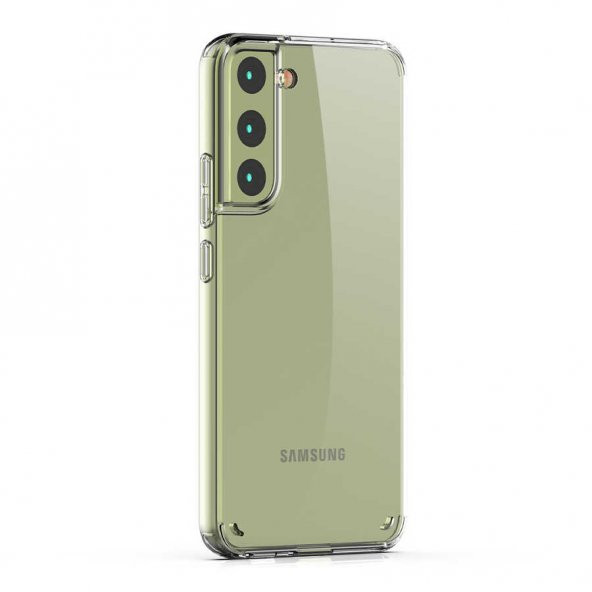 Galaxy S22 Plus Kılıf Zore Coss Şeffaf Sert Silikon Kılıf - 10