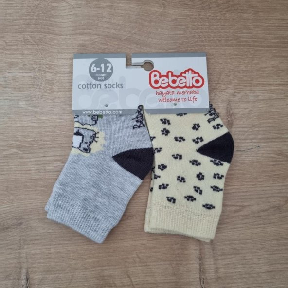 Bebetto  2 li Soket Çorap 6-12 Ay S378