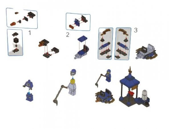 Ninja 2 si 1 Arada Lego Seti 105 Parça - 323-657-2 - 4