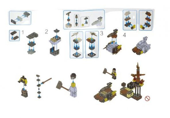 Ninja 2 si 1 Arada Lego Seti 120 Parça - 323-657-3 - 4