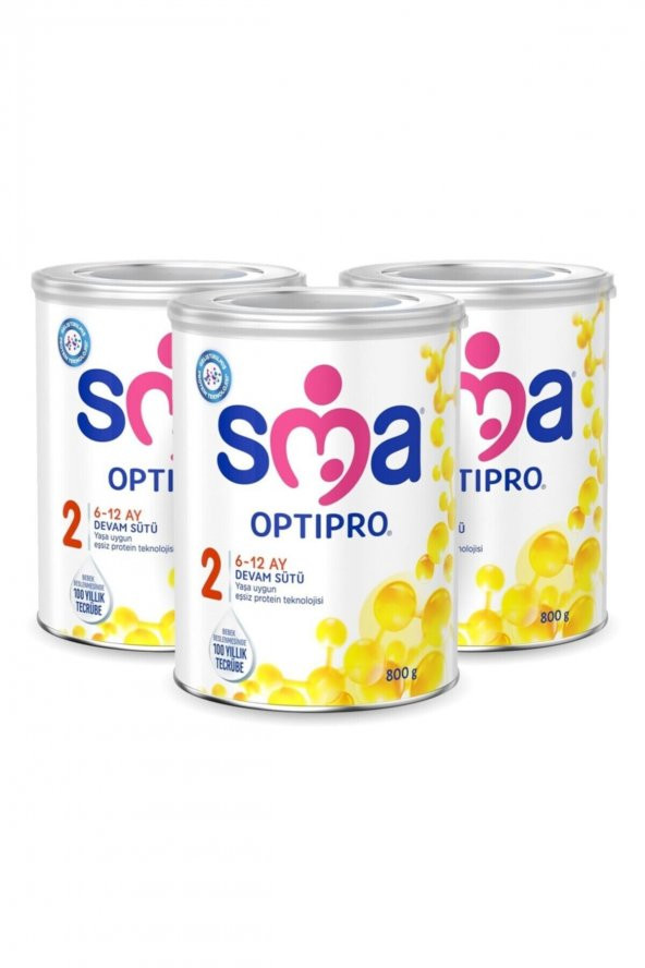 SMA Optipro 2 Probiyotik Devam Sütü 800 gr 3 Adet ürün görseli