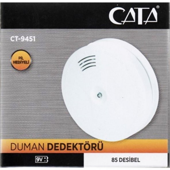 CATA 9451 PİLLİ DUMAN DEDEKTÖRÜ