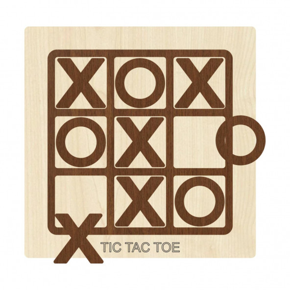 Ahşap Zeka ve Strateji Oyun Seti 7 li, Kızma Birader+Dama+3 Taş+9 Taş+Bihar+Surakarta ve Tic-Tac-Toe - 3